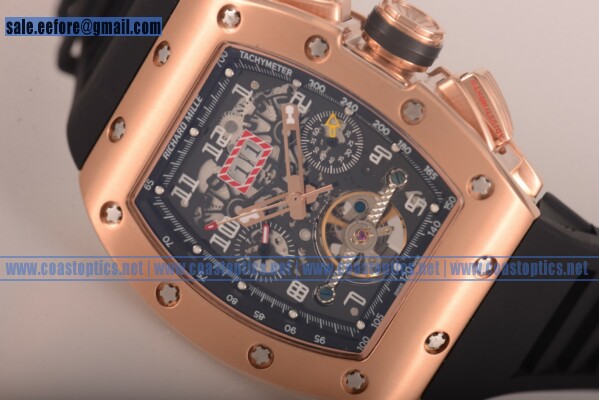 Replica Richard Mille RM 11 Watch Rose Gold